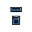 Infortisa Image 2 - Nanocable Cable USB 3.0, impresora A/M-B/M, 2m