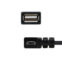 Infortisa Image 1 - Nanocable Cable USB 2.0 OTG Tipo Micro B/M-A/H15cm