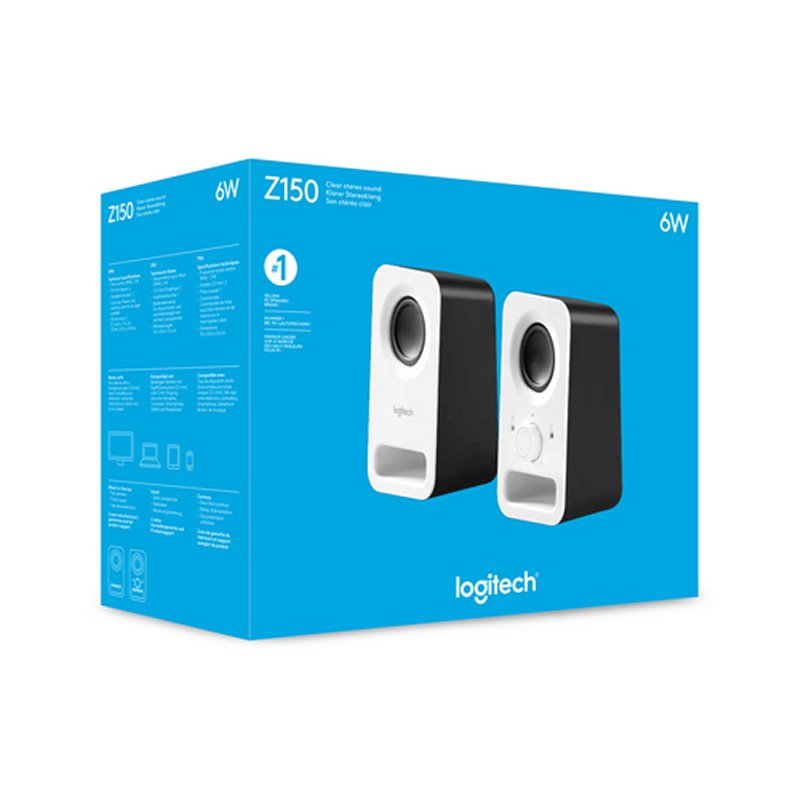 Infortisa Image 2 - Logitech Altavoz 2.0 Z150 Blanco
