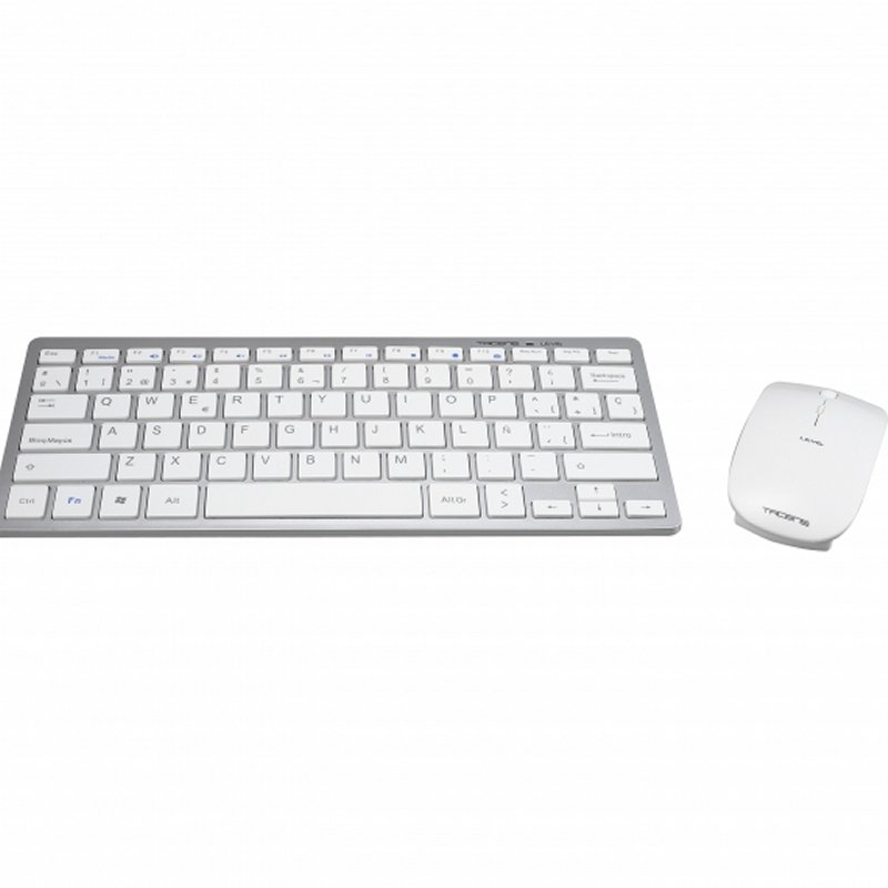Infortisa Image 2 - Tacens Levis Teclado+Ratón Inalámbrico Blanco Ultr