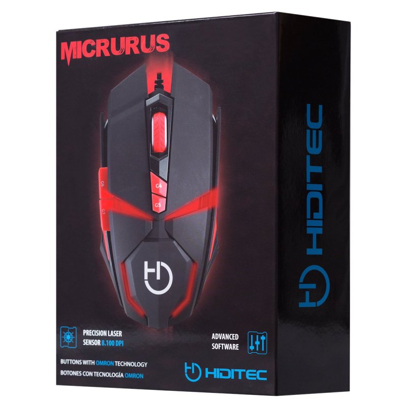 Infortisa Image 3 - Hiditec Ratón Gaming Micrurus 8100DPI