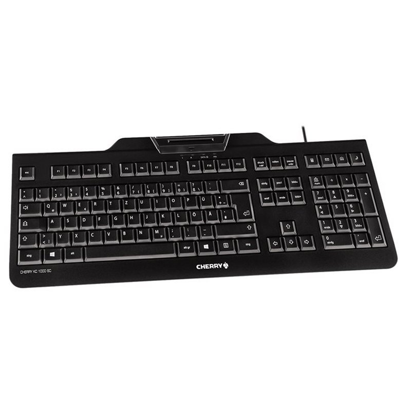 Infortisa Image 1 - Cherry Teclado+lector chip integrado (DNIe) Negro