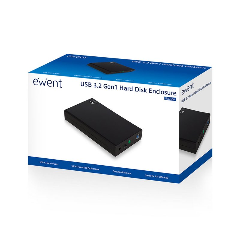 Infortisa Image 3 - Ewent EW7056 Caja externa 3.5" SATA a USB 3.0