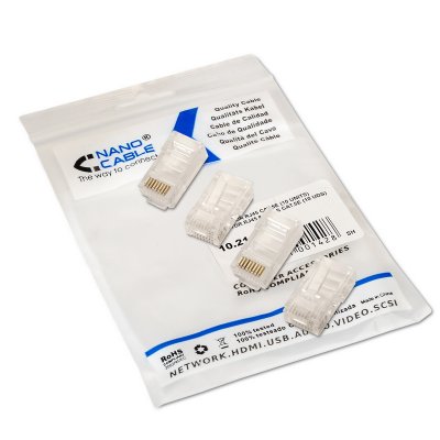 Infortisa Image 2 - Nanocable Conector RJ45 Categoria 5 UTP 100 Und.