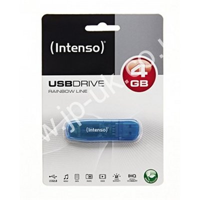 Infortisa Image 1 - Intenso 3502450 Lápiz USB 2.0 Rainbow 4GB Azul