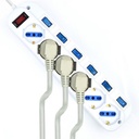 Infortisa Image 1 - EWENT EW3932-5m Regleta 6 Tomas / 6 interruptor 5m