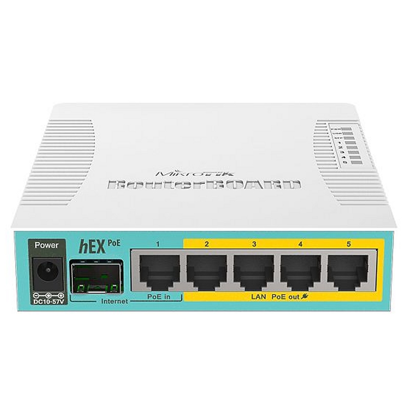 Infortisa Image 1 - MikroTik RB960PGS hEX PoE Router 5xGB 1xSFP L4