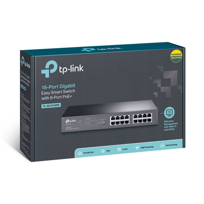 Infortisa Image 2 - TP-LINK TL-SG1016PE Switch 16xGB PoE+