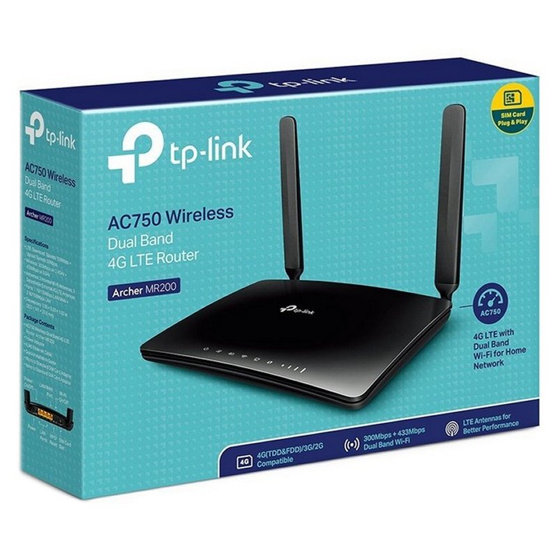 Infortisa Image 2 - TP-LINK Archer MR200 Router 4G WiFi AC750