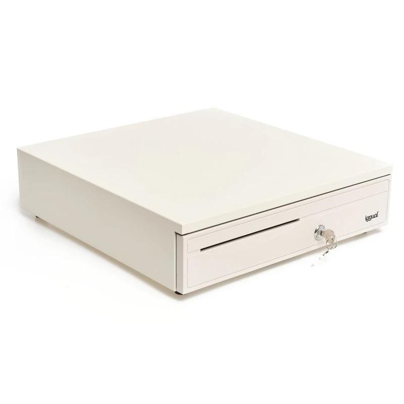 Infortisa Image 2 - iggual Cajón portamonedas IRON-30W 42cm 5+5 blanco