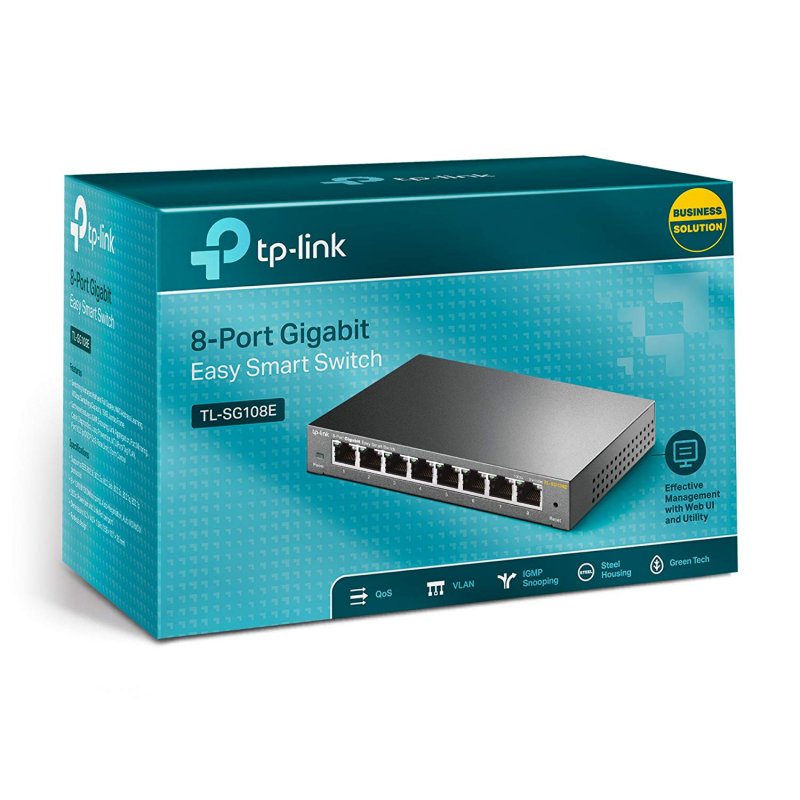 Infortisa Image 1 - TP-LINK TL-SG108E Switch 8xGB