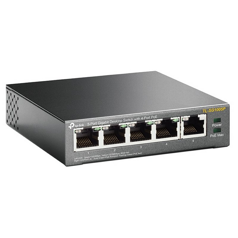 Infortisa Image 2 - TP-LINK TL-SG1005P Switch 5xGB 4xPoE