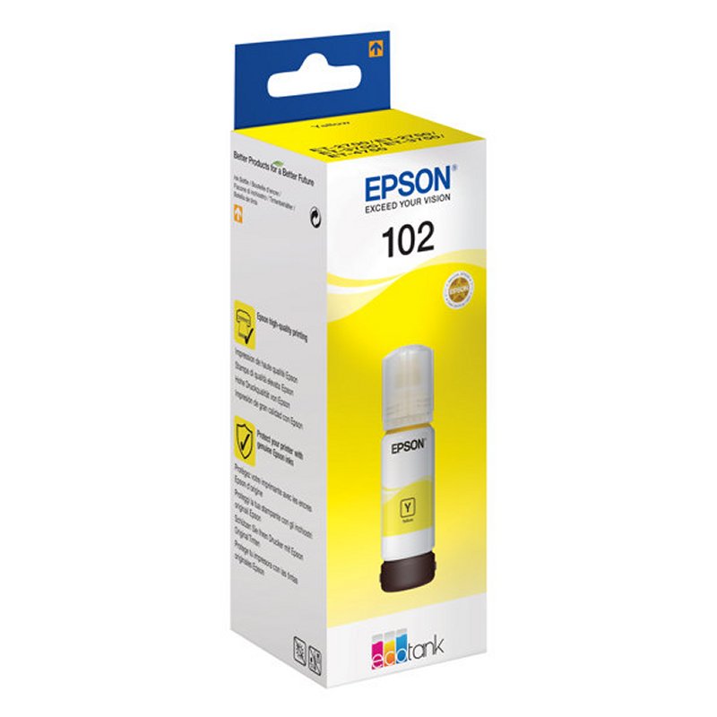 Infortisa Image 1 - Epson Botella Tinta Ecotank 102 Amarillo