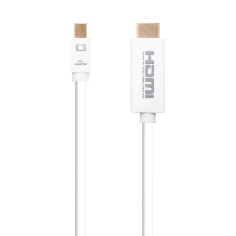 Infortisa Image 1 - Nanocable Cable Conversor Mini DP/ HDMI 2 M Blanco