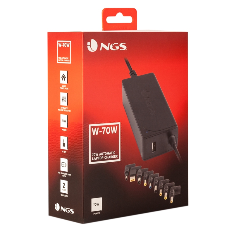 Infortisa Image 2 - NGS Cargador Portatil Sliml W-70