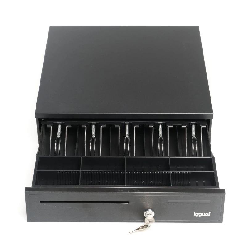 Infortisa Image 2 - iggual Cajón Portamonedas IRON-50 42cm 5+8 negro