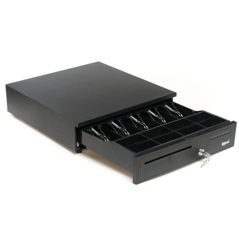 Infortisa Image 3 - iggual Cajón Portamonedas IRON-50 42cm 5+8 negro