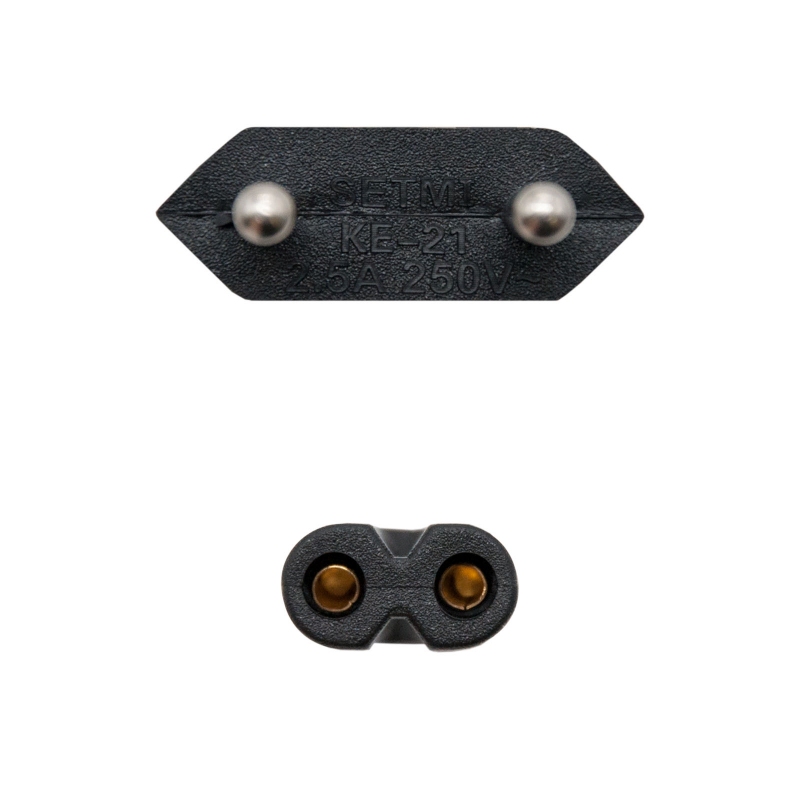 Infortisa Image 2 - Nanocable Cable Alim. forma 8 CEE7/16/M-C7/H, 1.5m