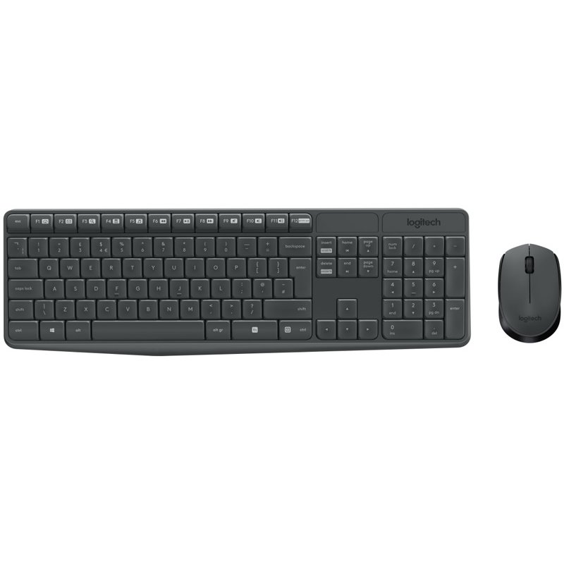 Infortisa Image 3 - Logitech MK235 Teclado y ratón Inalámbrico Gris