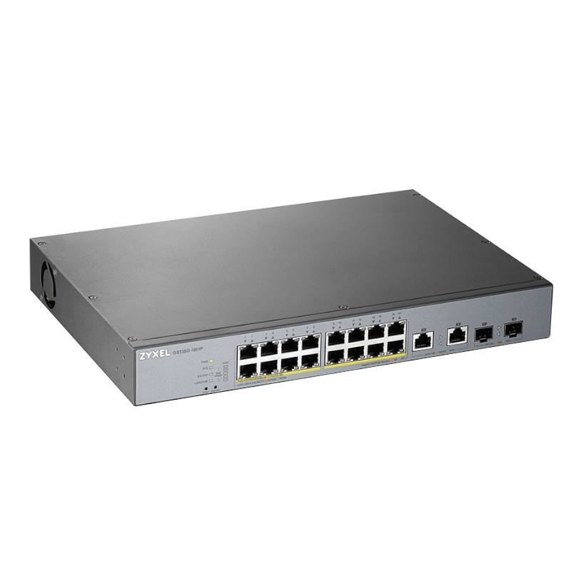 Infortisa Image 1 - ZyXEL GS1350-18HP Switch 16xGB PoE 2xSFP 250W
