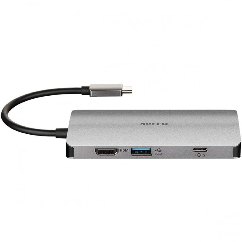 Infortisa Image 1 - D-Link DUB-M810 Hub USB-C 8 en 1 HDMI/Eth/CardRead
