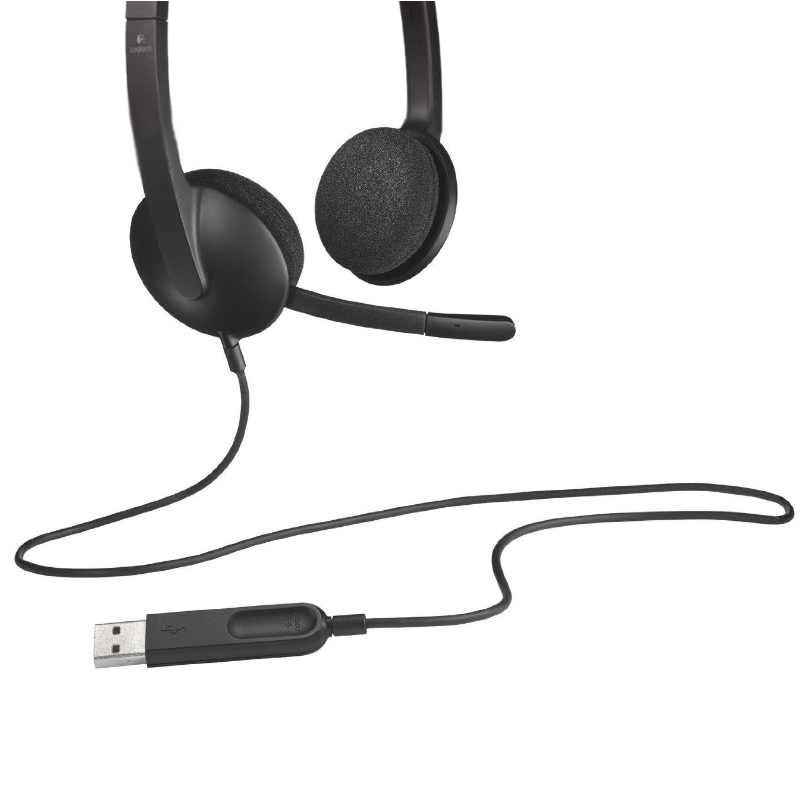 Infortisa Image 1 - Logitech Auricular+Micro H340 USB