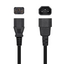 Infortisa Image 1 - Aisens Cable alimentación C13/H-C14/M negro 1.5m