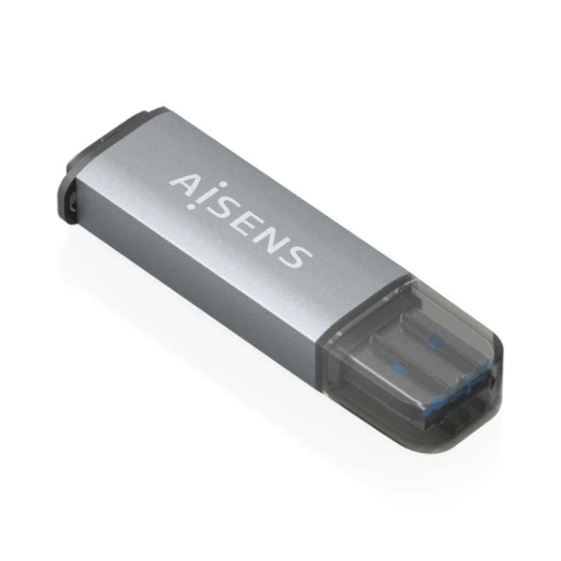 Infortisa Image 1 - Aisens Lector Tarjetas SD MSD MMC RS-MMC MMCM USBA