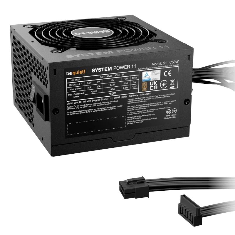 Infortisa Image 2 - be quiet! Fuente SYSTEM POWER 11 750W 20+4 pin ATX