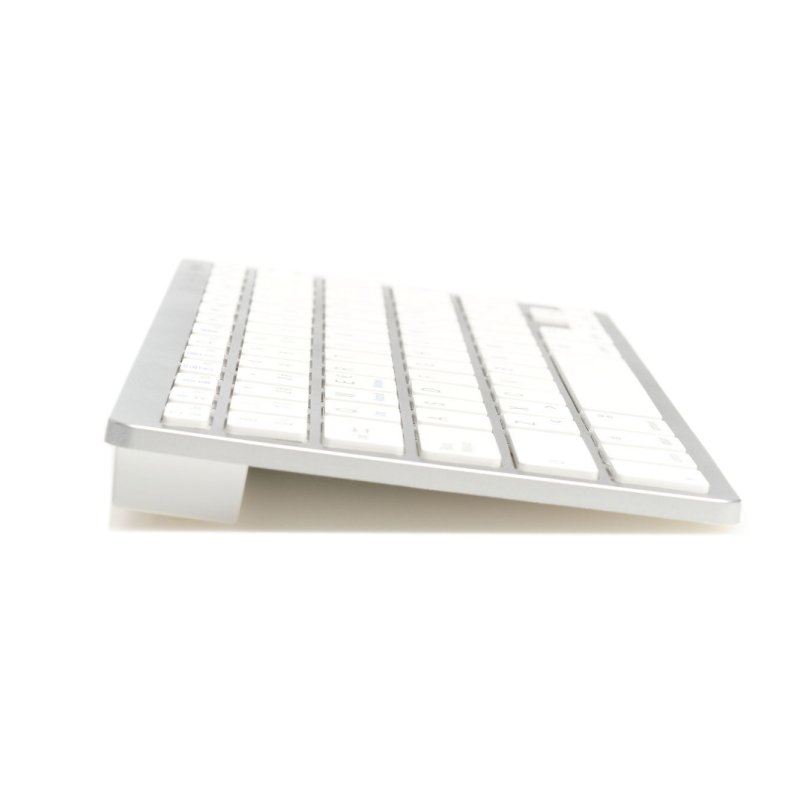 Infortisa Image 2 - iggual Teclado Bluetooth Slim TKL-BT plata 2 canal