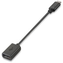 Infortisa Image 2 - Nanocable Cable USB 2.0 3A, USB-C/M-A/F, 15cm