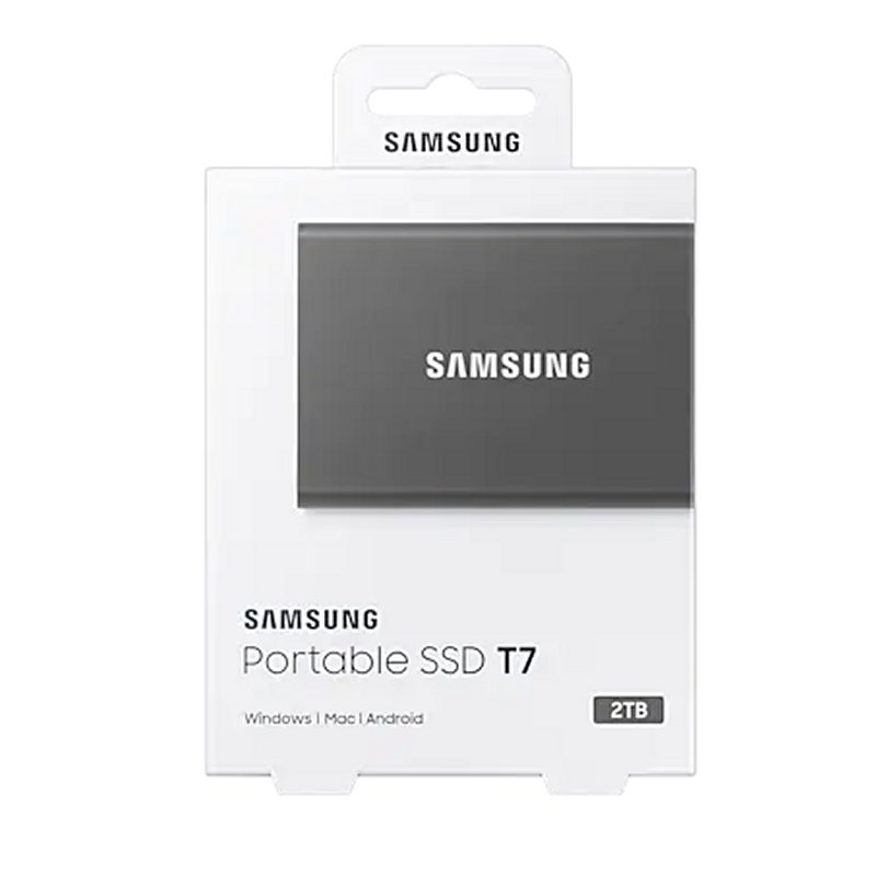Infortisa Image 3 - Samsung T7 SSD Externo 2TB NVMe USB 3.2  Gris