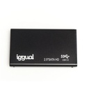 Infortisa Image 1 - iggual Caja externa aluminio SSD 2.5" SATA USB 3.0