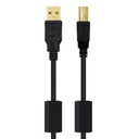 Infortisa Image 2 - Nanocable Cable USB 2.0 Impresora  Ferrita 5 M