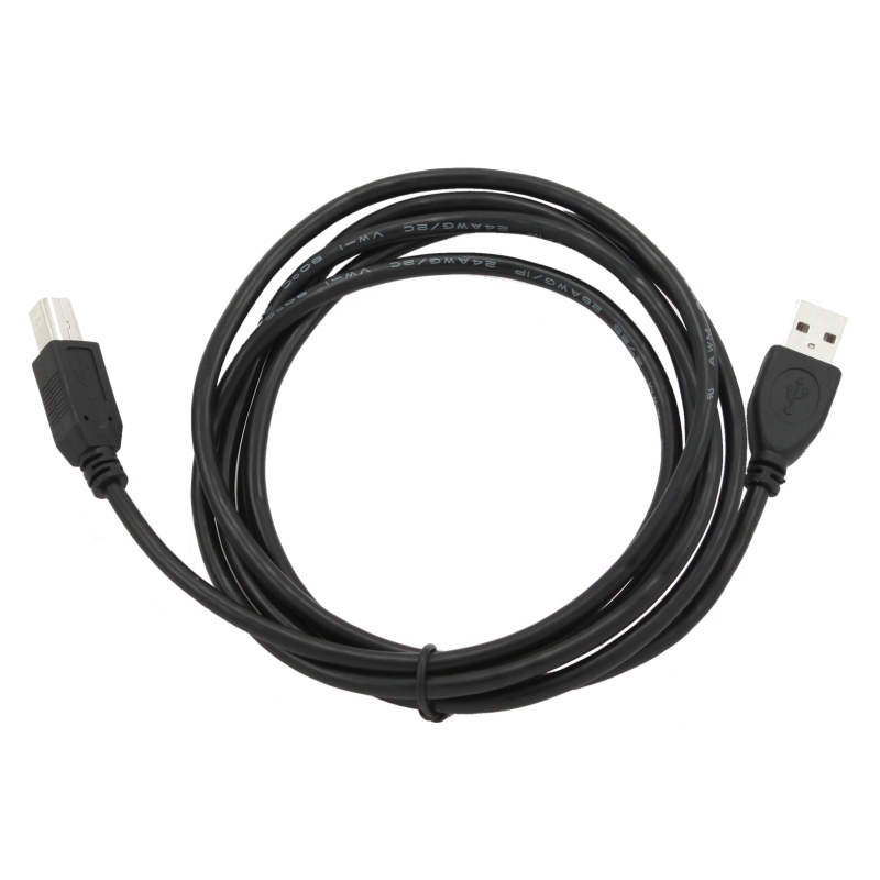 Infortisa Image 1 - Gembird Cable USB 2.0 Tipo A/M-B/M 1.8 Mts Negro