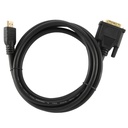 Infortisa Image 1 - Gembird Cable HDMI(M) a DVI(M) 18+1p One Link 1.8