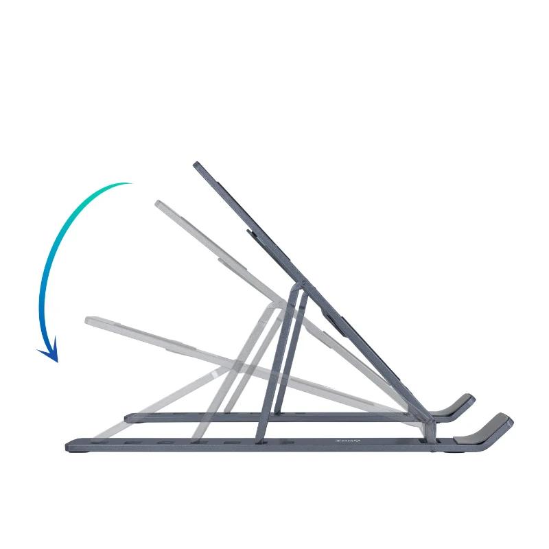 Infortisa Image 1 - Tooq Soporte elevador plegable portátiles Gris