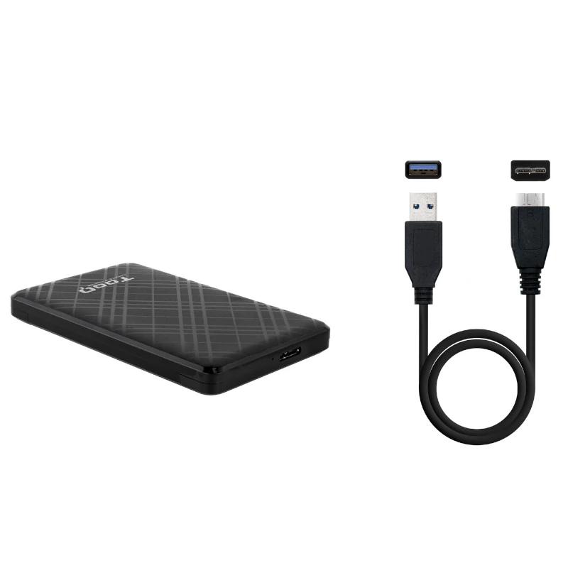 Infortisa Image 2 - Tooq Caja externa 2,5" SATA USB3.1 Gen1 Negra