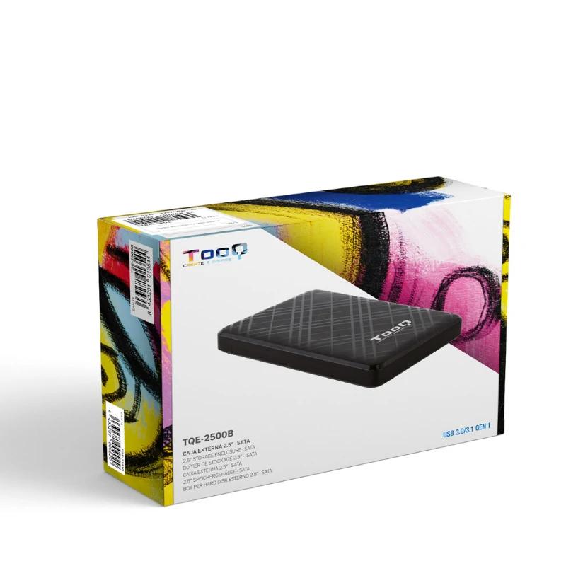 Infortisa Image 3 - Tooq Caja externa 2,5" SATA USB3.1 Gen1 Negra