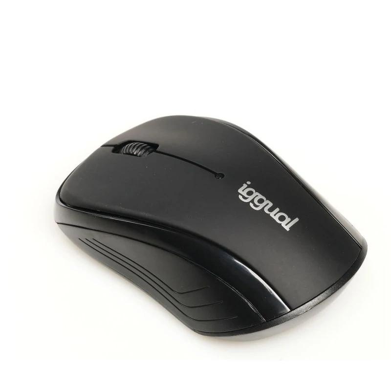 Infortisa Image 1 - iggual Ratón inalámbrico WOM-BASIC-1600DPI negro