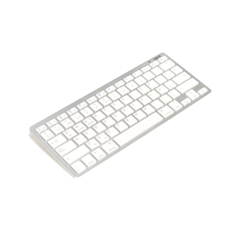 Infortisa Image 1 - iggual Teclado Bluetooth Slim TKL-BT plata 2 canal