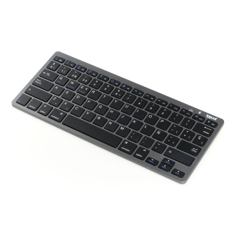 Infortisa Image 1 - iggual Teclado Bluetooth Slim TKL-BT negro 2 canal