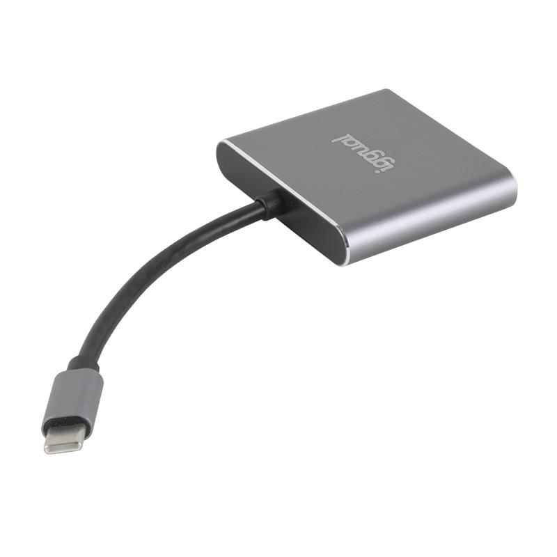 Infortisa Image 3 - iggual Hub tipo C 3 en 1 HDMI USB3.0 PD100W