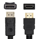 Infortisa Image 1 - Aisens Cable Conversor Displayport/M-HDMI/M, 2.0m
