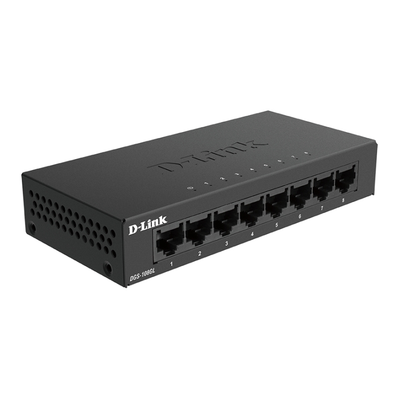 Infortisa Image 1 - D-Link DGS-108GL Switch 8xGB Metal Plug&Play