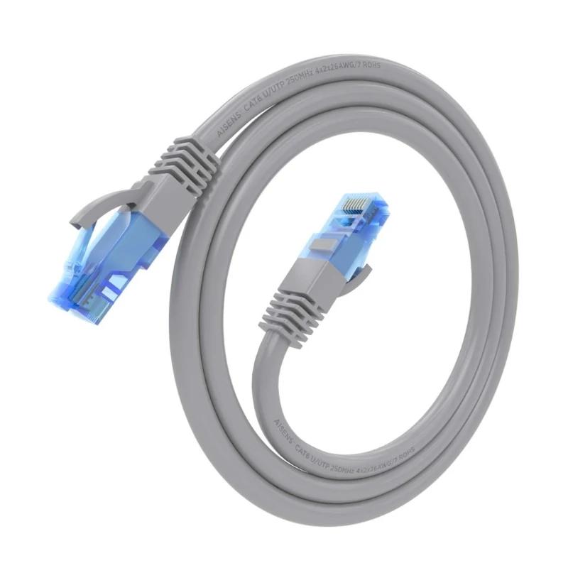 Infortisa Image 1 - Aisens Cable RJ45 Cat.6 UTP AWG26 CCA Gris 0.5M
