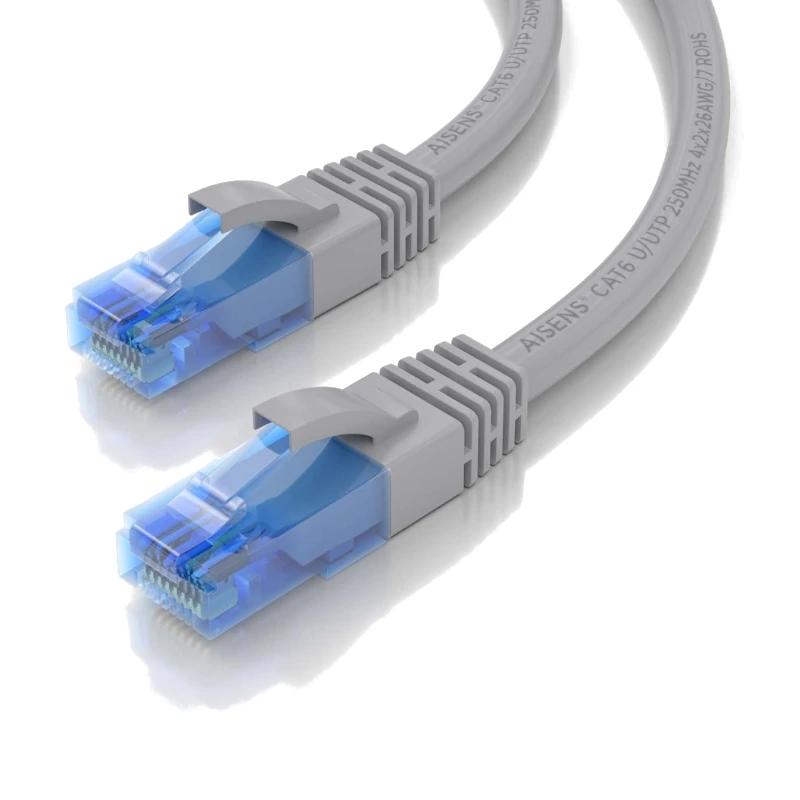 Infortisa Image 2 - Aisens Cable RJ45 Cat.6 UTP AWG26 CCA Gris 0.5M