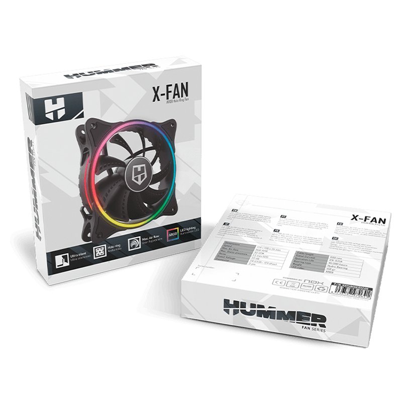 Infortisa Image 2 - Nox Ventilador Gaming X-FAN LED ARGB
