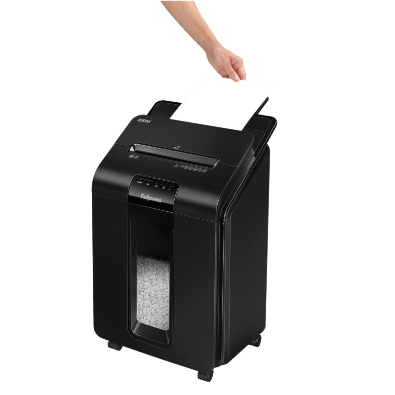Infortisa Image 2 - Fellowes Destructora  AutoMx100M  Mini-CORTE4x10mm