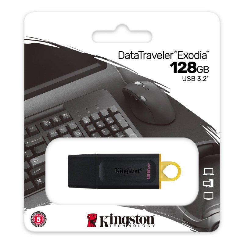 Infortisa Image 2 - Kingston DataTraveler DTX 128GB USB 3.2 Gen1 Negro